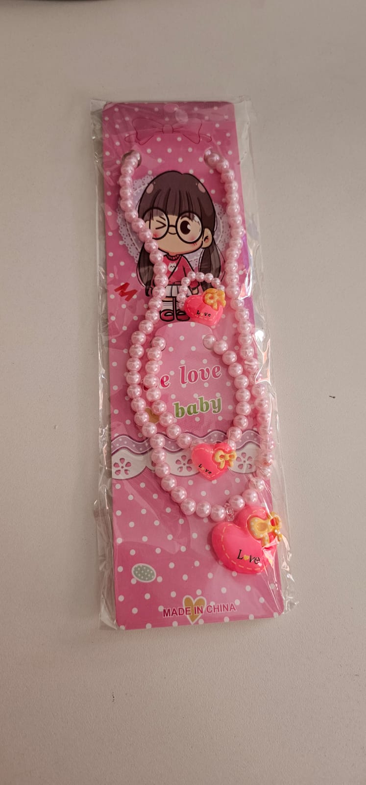 Kit colar, pulseira e anel